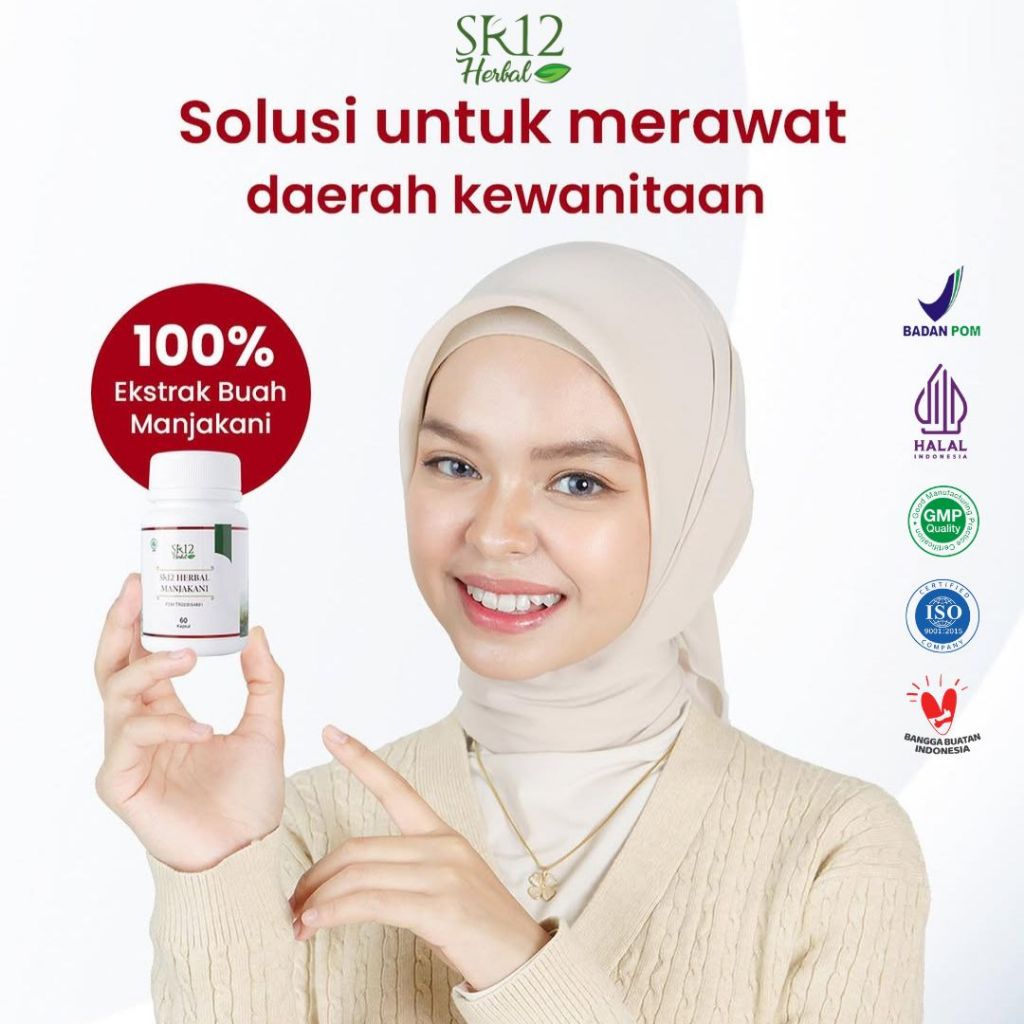 SR12 Herbal Manjakani - Program Hamil Merapatkan & Mengatasi Keputihan, Nyeri Haid, Telat Datang Bul