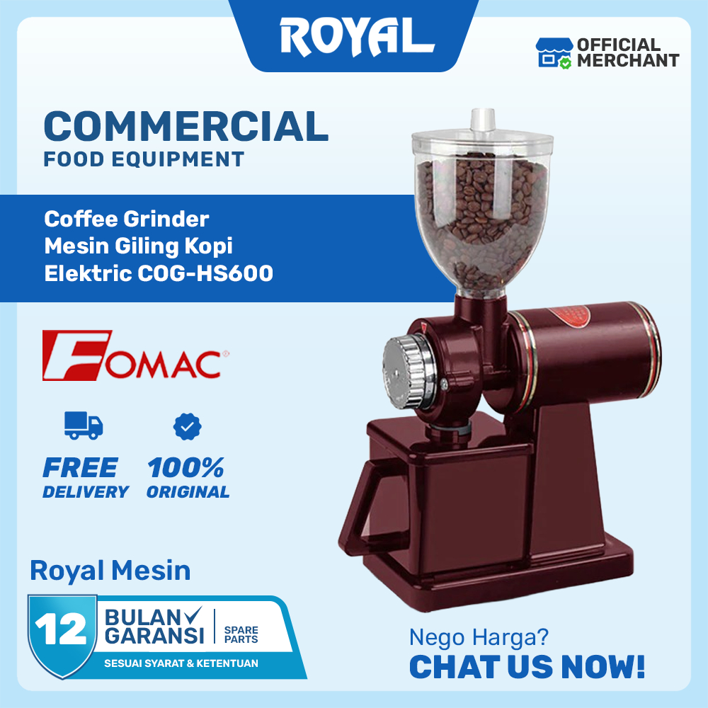 Coffee Grinder Mesin Giling Grinder Kopi Elektric FOMAC COG-HS600