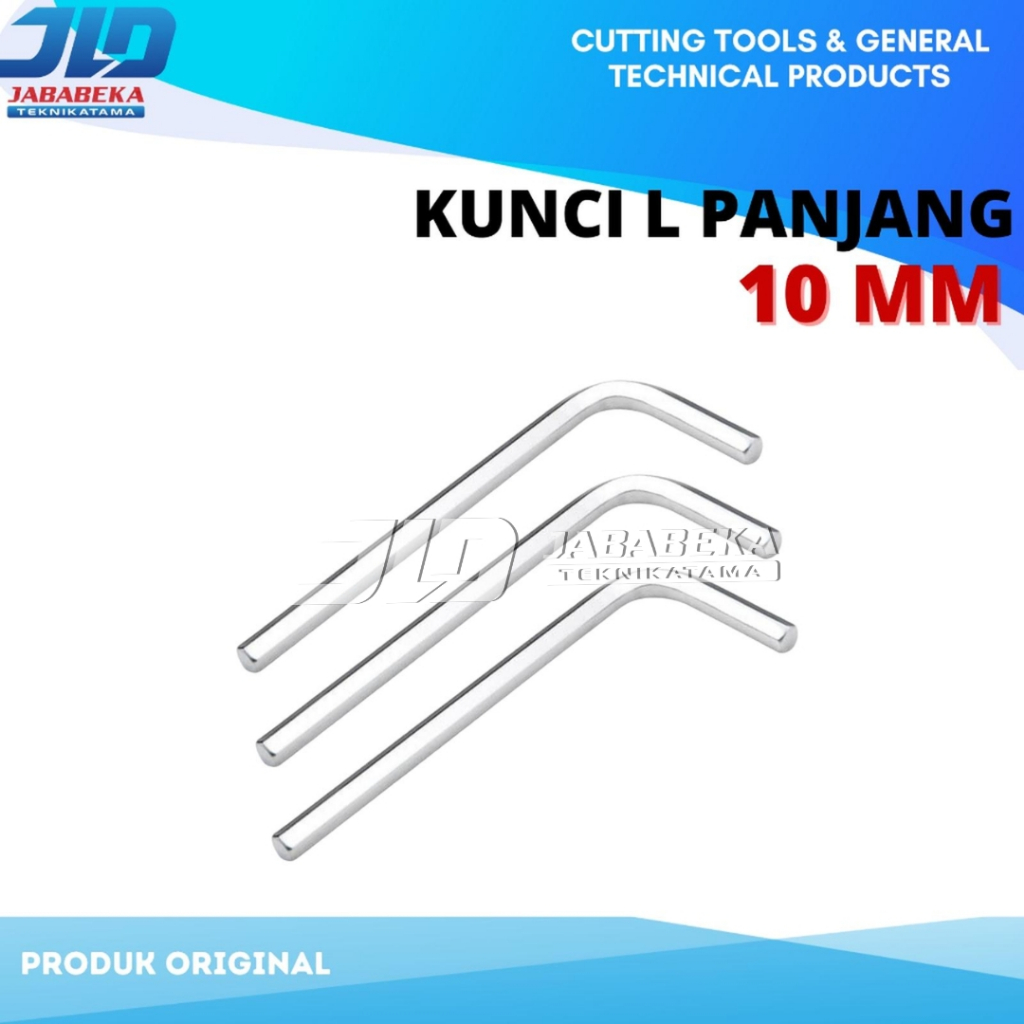 TEKIRO KUNCI L PANJANG 10 MM / KUNCI L PANJANG / TOOLS TEKIRO ORIGINAL