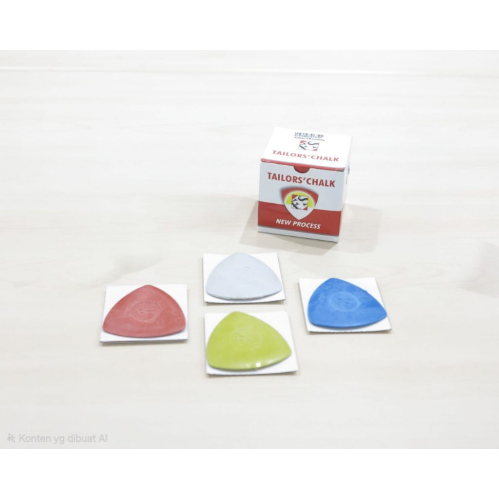 [1 BOX ISI 10 PCS] Kapur Jahit merk F-Strong Tailor's Chalk warna campur