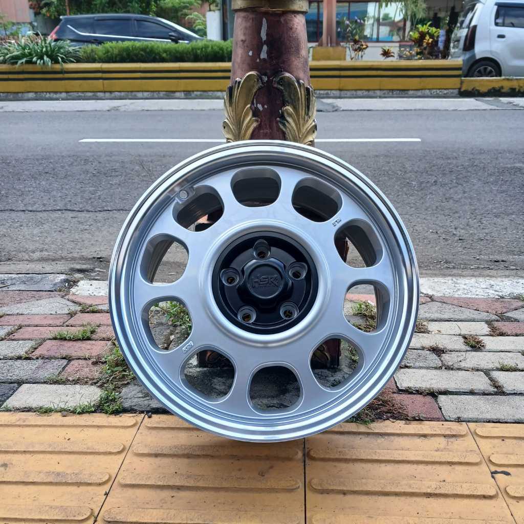 Velg Mobil HSR Kaleng R14 Lebar 55 Baut 5X114,3 ET 35 HSR KLG Untuk GrandMax capella Delica
