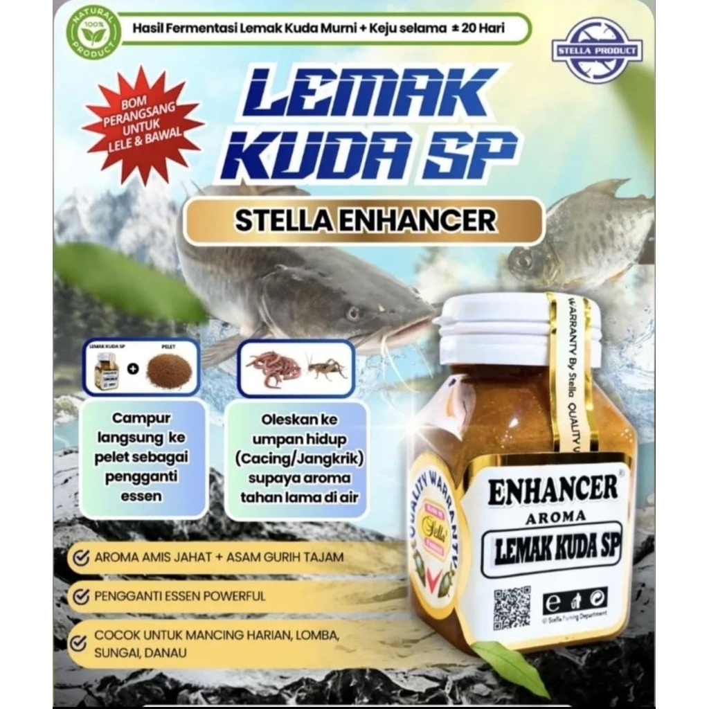Enhancer Stella aroma Lemak Kuda SP - untuk campuran umpan ikan
