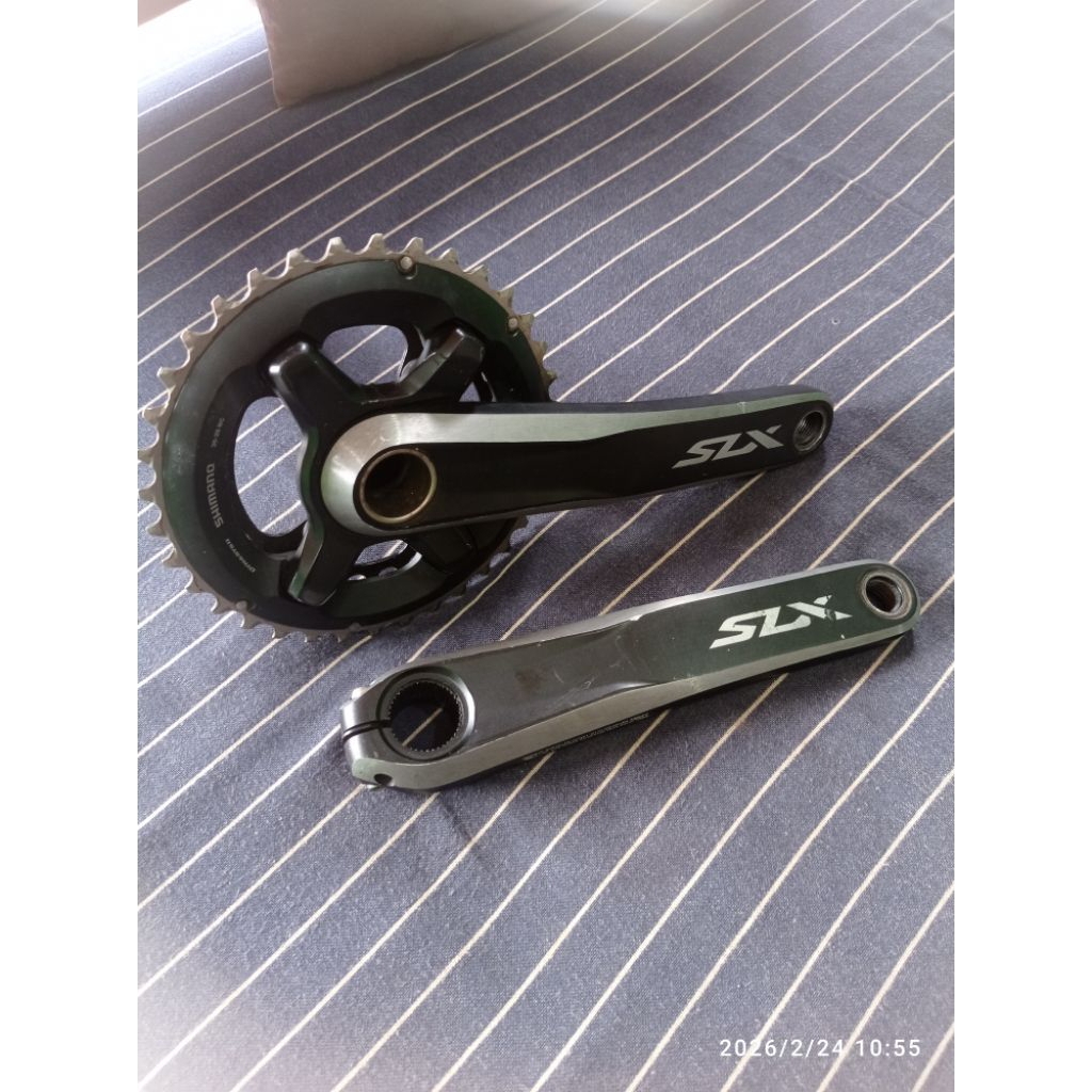 crank slx m7000 double chainring