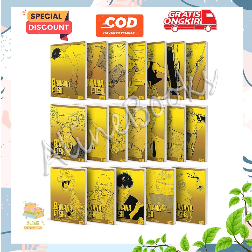 Komik Banana Fish Complete 19-book Set Vol. 1-19 by Akimi Yoshida  - AlineBooks