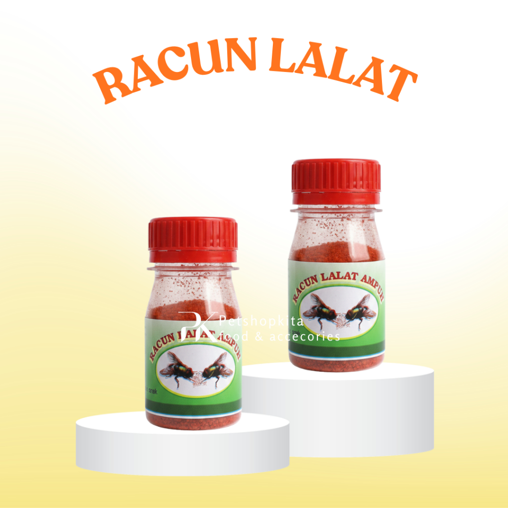 RACUN LALAT AMPUH 25 GRAM - Obat Pembasmi Lalat Paling Ampuh - Obat Pengusir lalat