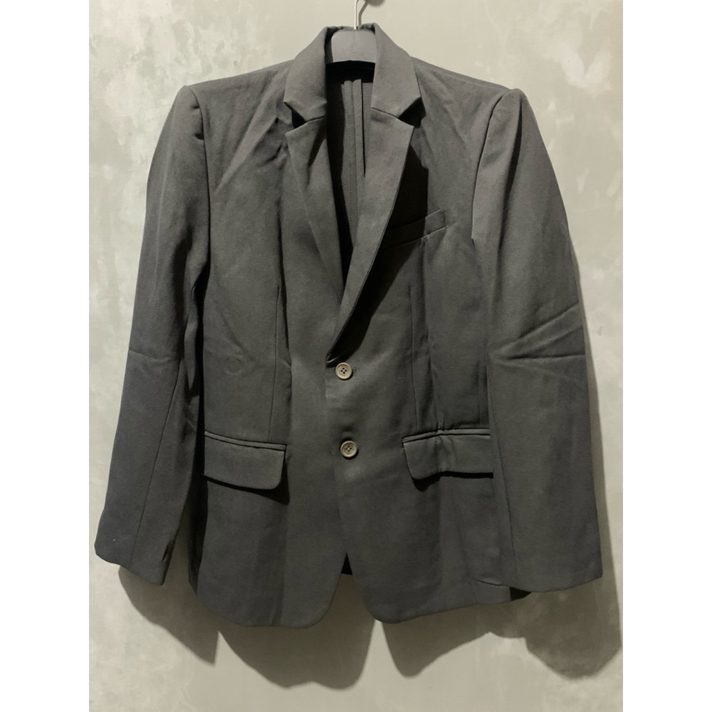 blazer jaket heymale dark grey