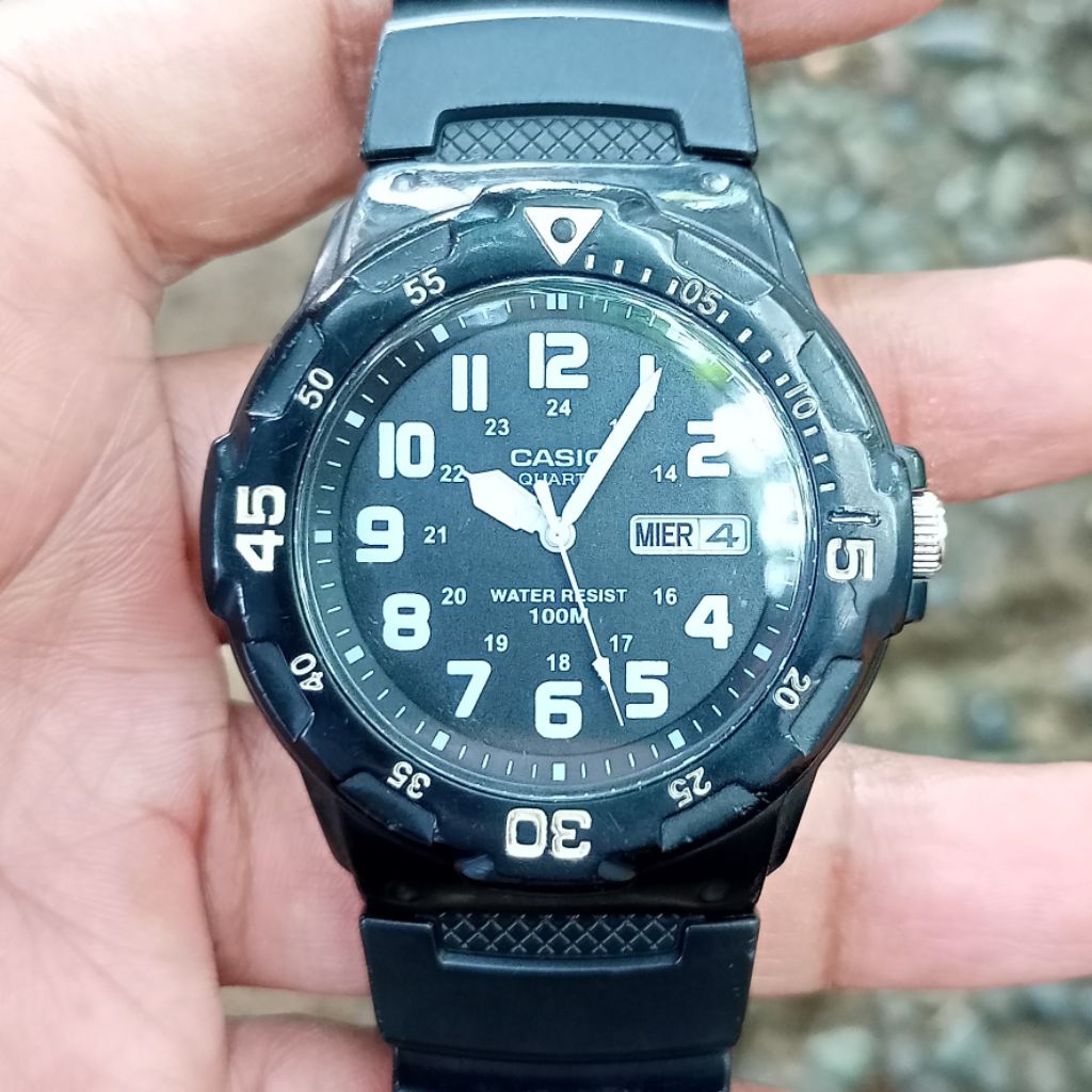 Jam Tangan Casio MRW 200H Original Pria Preloved Second Bekas