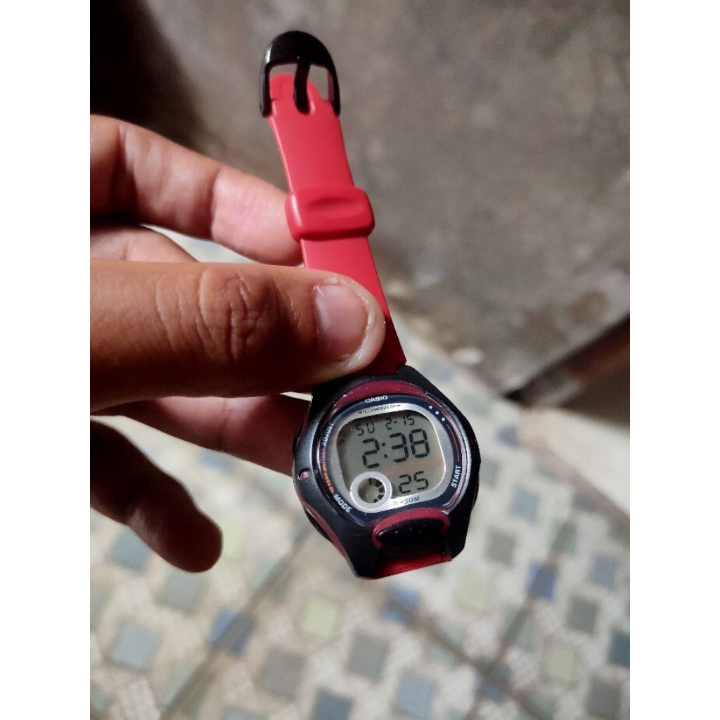 jam tangan casio digital sporty LW 200 ori