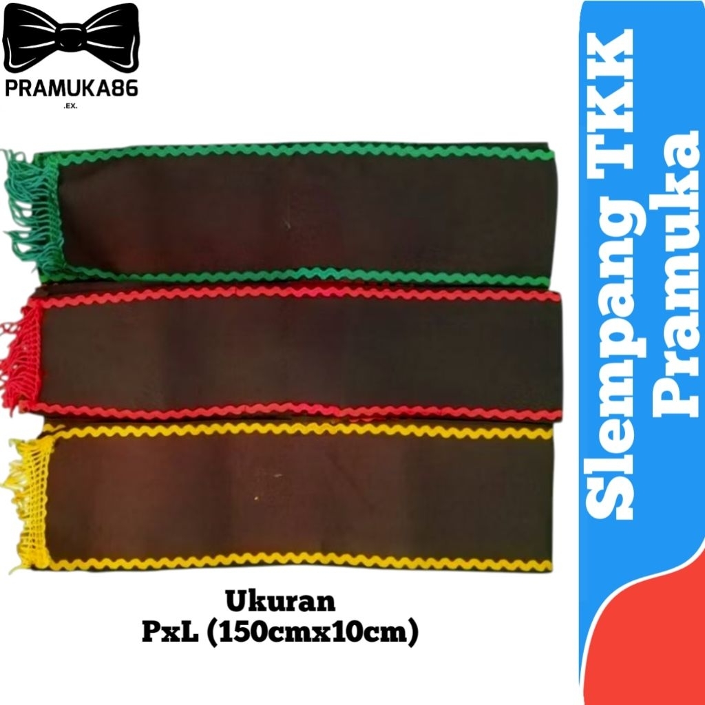 Selempang Tkk Pramuka / Selendang Tkk / Tetampan Tkk Pramuka / Slempang Tkk  Pramuka