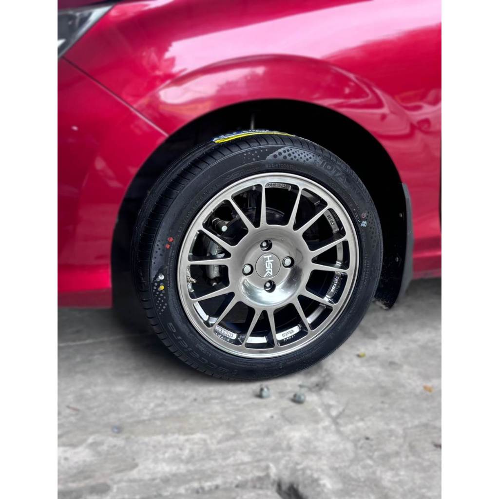 Modifikasi Velg Mobil Ring 16 HSR FE02 Ring 16X7 pcd 4X100 - hsr wheel jakarta utara