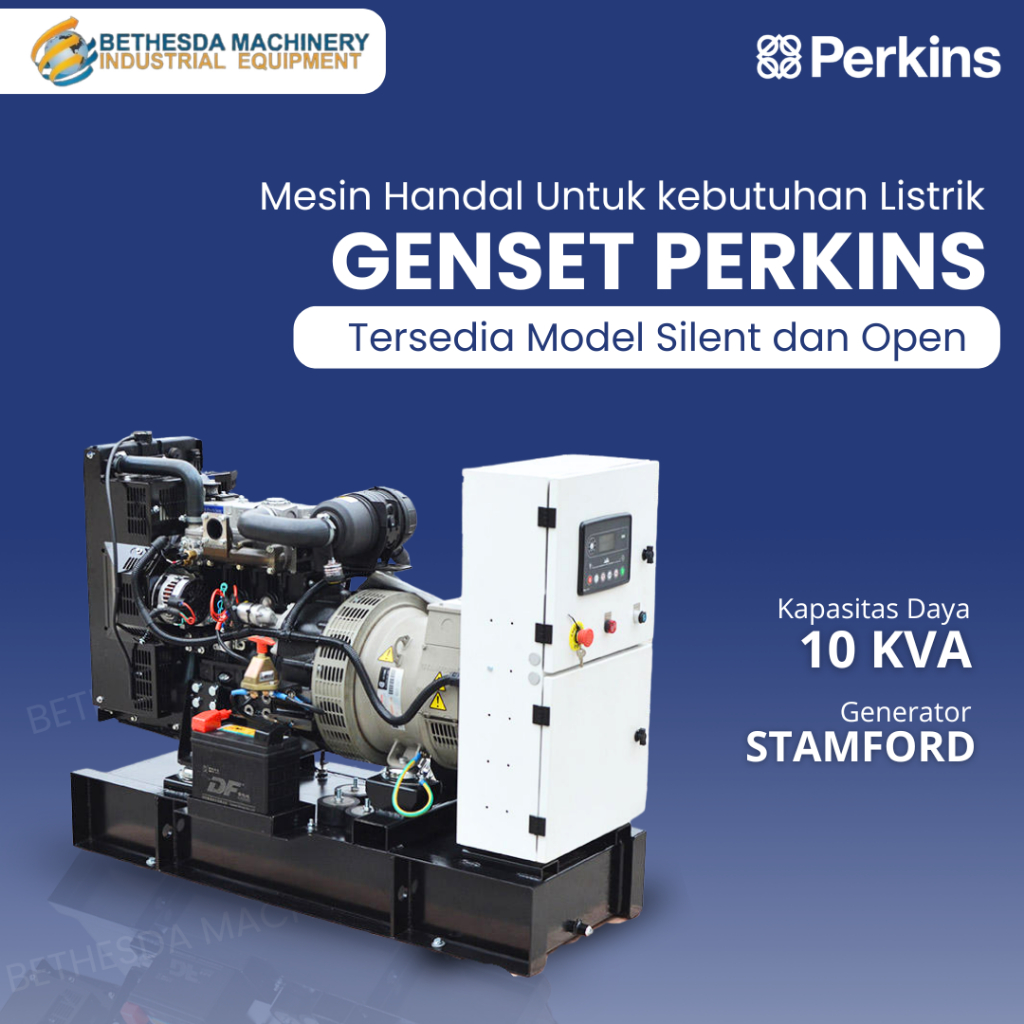 PERKINS Genset Silent 10 KVA 3 Phase