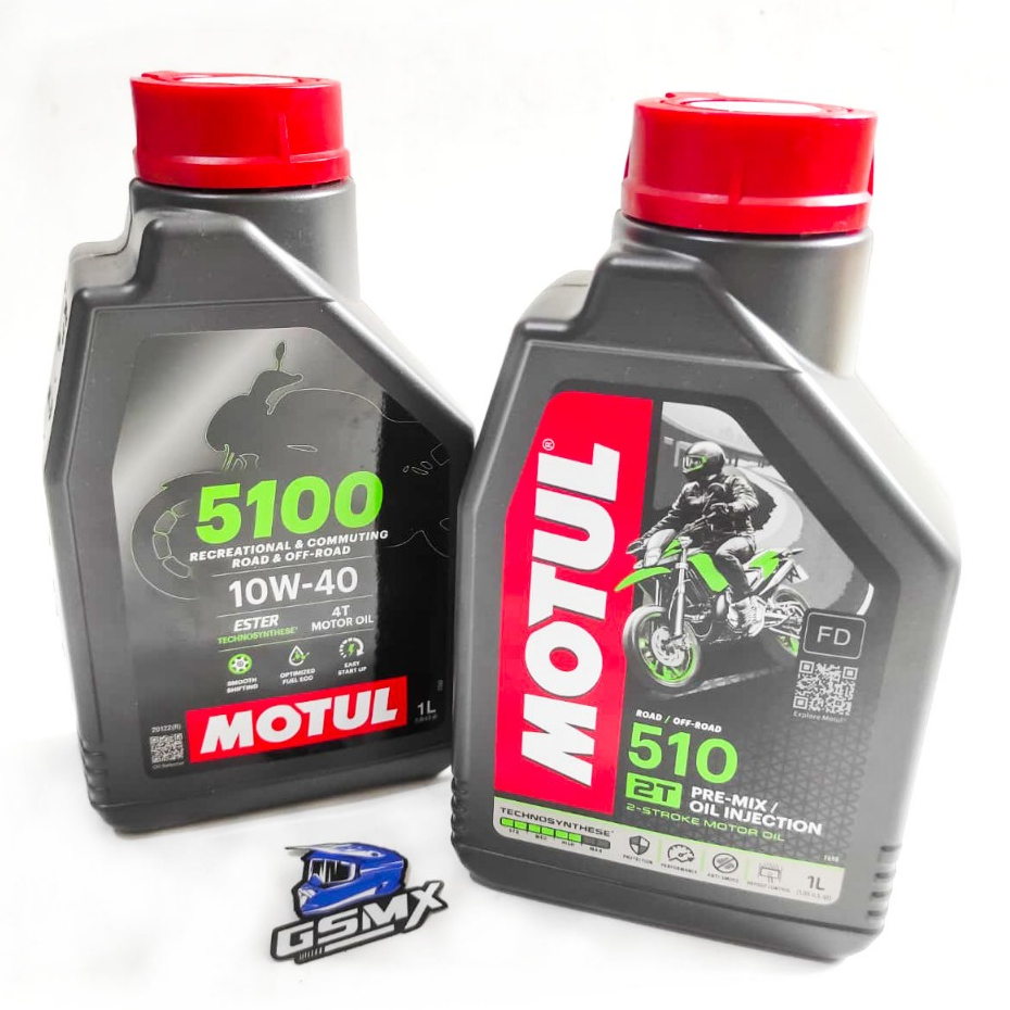 Oli Motor Motul 5100 4T 10W40 1L  (510 2T 1L Oli Samping)
