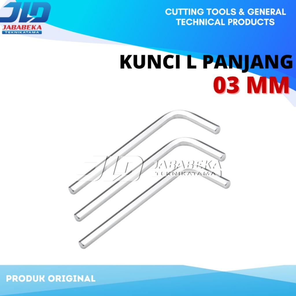 TEKIRO KUNCI L PANJANG 03 MM / KUNCI L PANJANG / TOOLS TEKIRO ORIGINAL