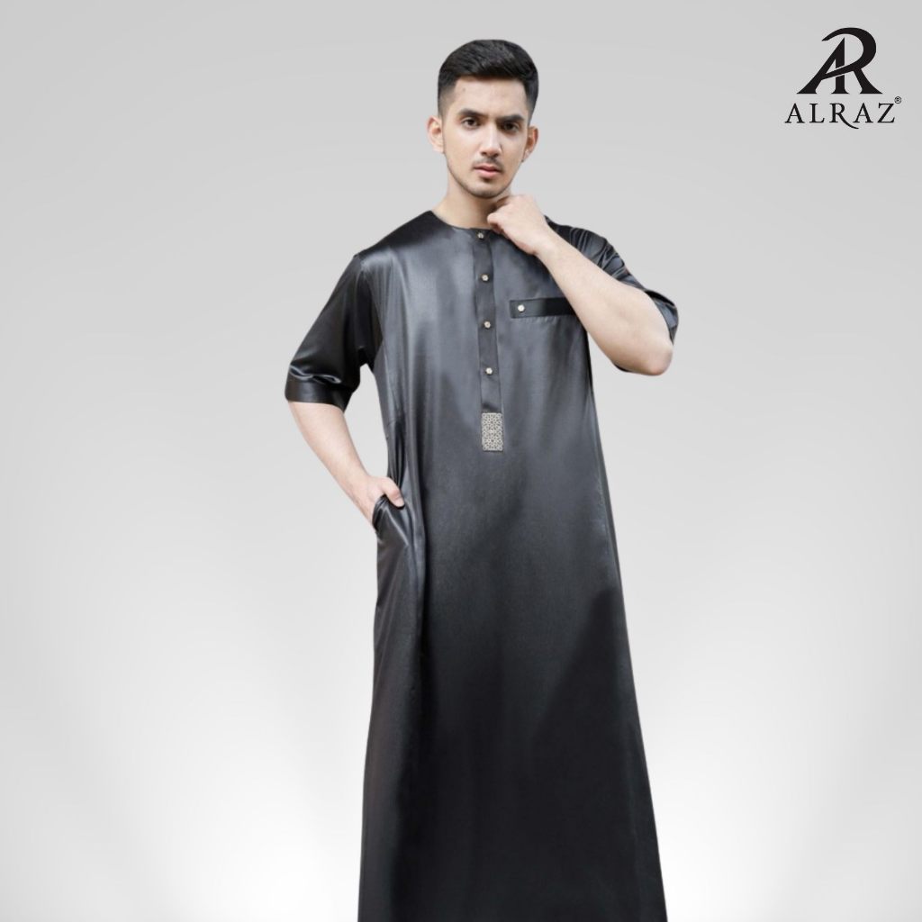 ALRAZ Thobe Korea Lengan Pendek Utsman 079