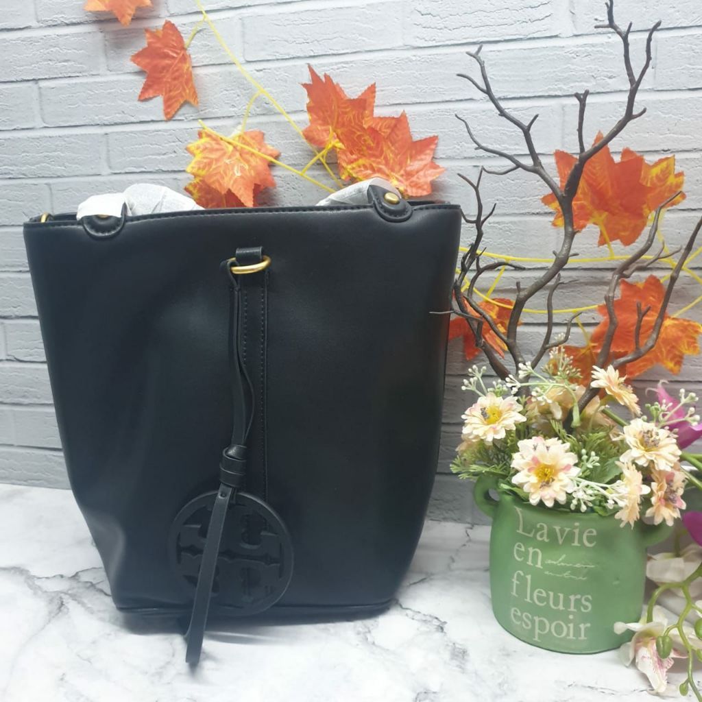 TB Tas Wanita 55184 Bucket Miller Hobo Bag Black