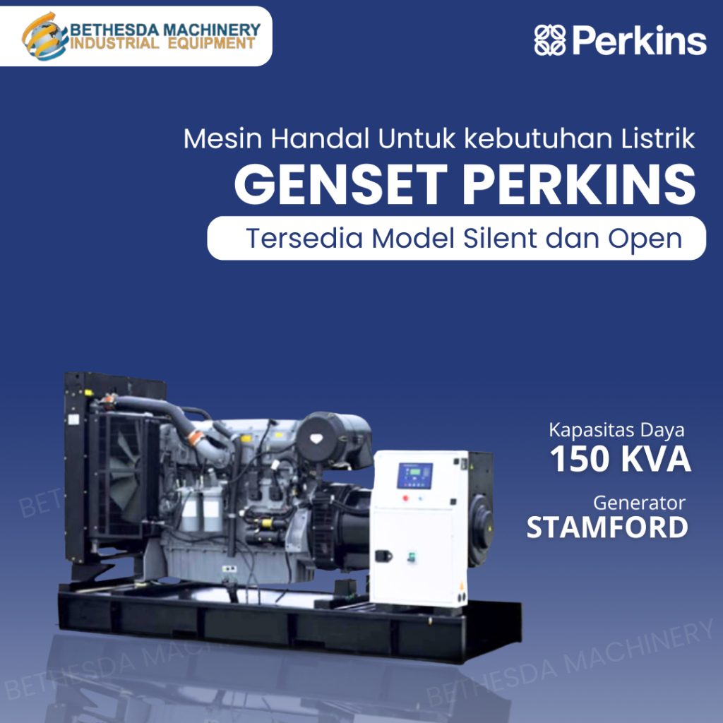 Perkins Genset 150 Kva Silent Stamford 3 Phase/Genset 150Kva Silent Type