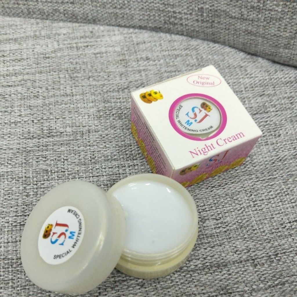 Eceran | Skincare Sj Night Cream |  SJ malam eceran |  Cream Es Je  Ginseng Asli |  Pencerah Wajah
