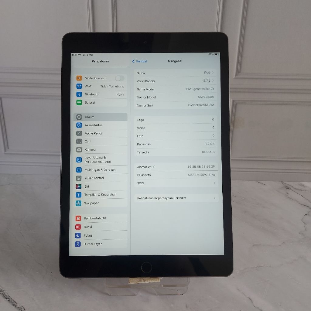 IPAD GEN7 WIFI ONLY 10,2INCH 32GB 2019,second