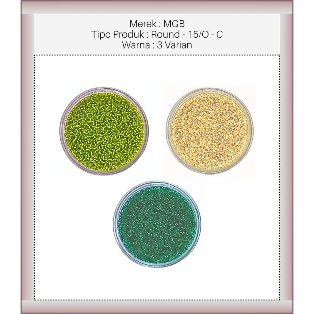MGB™ - 15/O - CC - Matsuno Japan Beads - Matsuno Manik Manik Jepang - Japanese Round Beads - Manik M