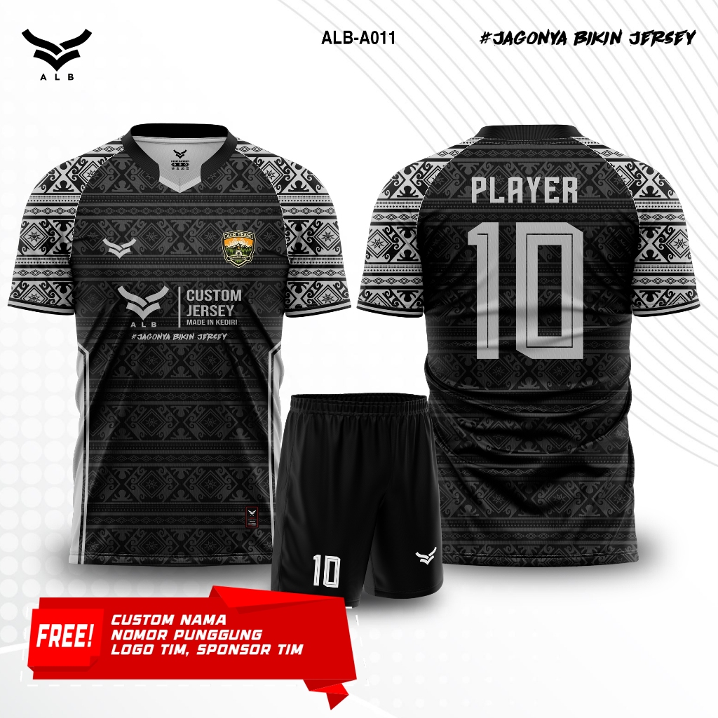 JERSEY FUTSAL CUSTOM NAMA NOMOR PUNGGUNG FULL PRINTING ANAK DEWASA