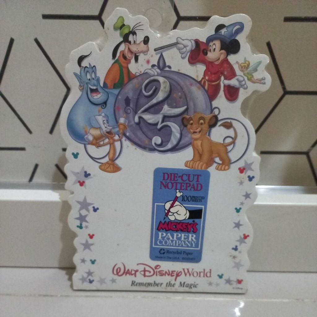 Notepad DISNEY Mickey's Paper Company ( Vintage )