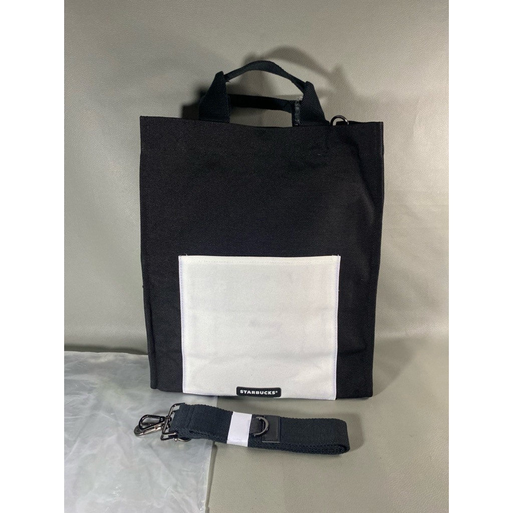 Starbucks Totebag / Starbucks New Chic Monochrome Collection With Matte Drinkware & Tote Bag / Tas S