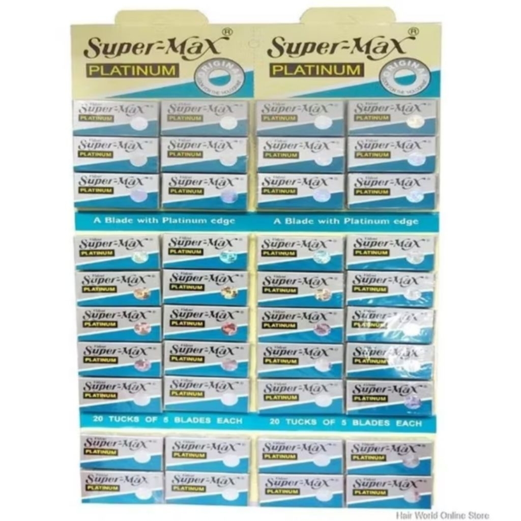 silet supermax original ecer grosir 1 lembar 200 silet