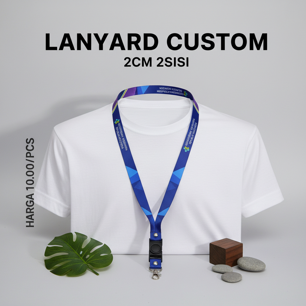 Lanyard KEMENTERIAN KESEHATAN REPUBLIK INDONESIA/Lanyard KEMENKES RI/Tali Id Card KEMENTERIAN KESEHA