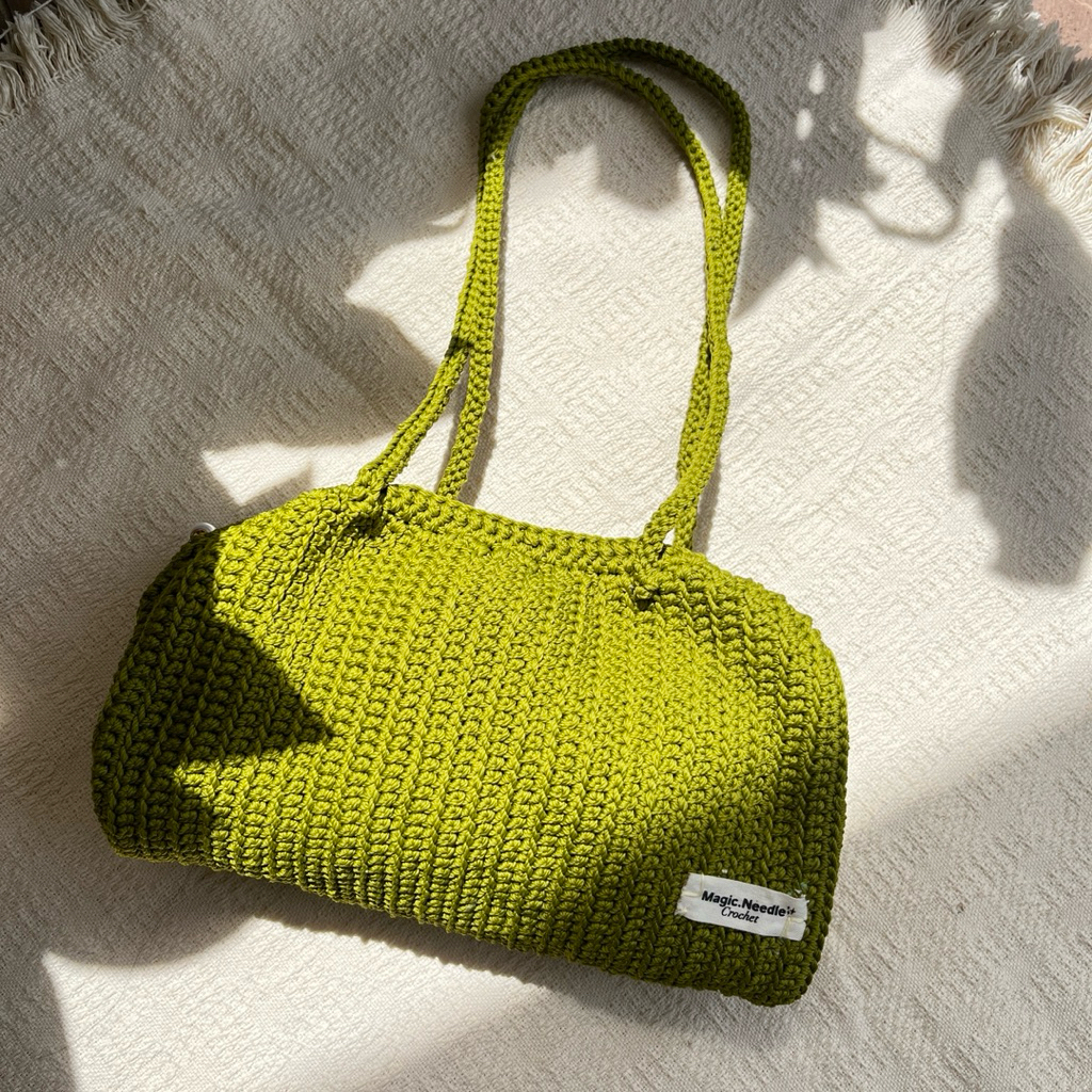 Tas Rajut Kotak Resleting