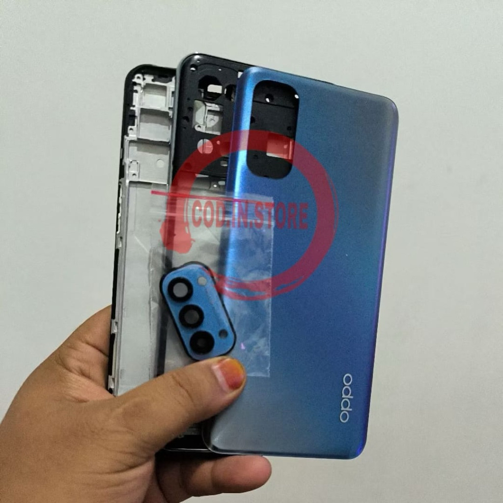 Casing Fullset Oppo Reno 4 4G Backdoor + Bazel + Frame 1 Set