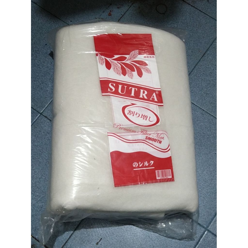 Kapas Busa Sutra 2Mx1M Media Filter / Busa Filter Aquarium Sutra