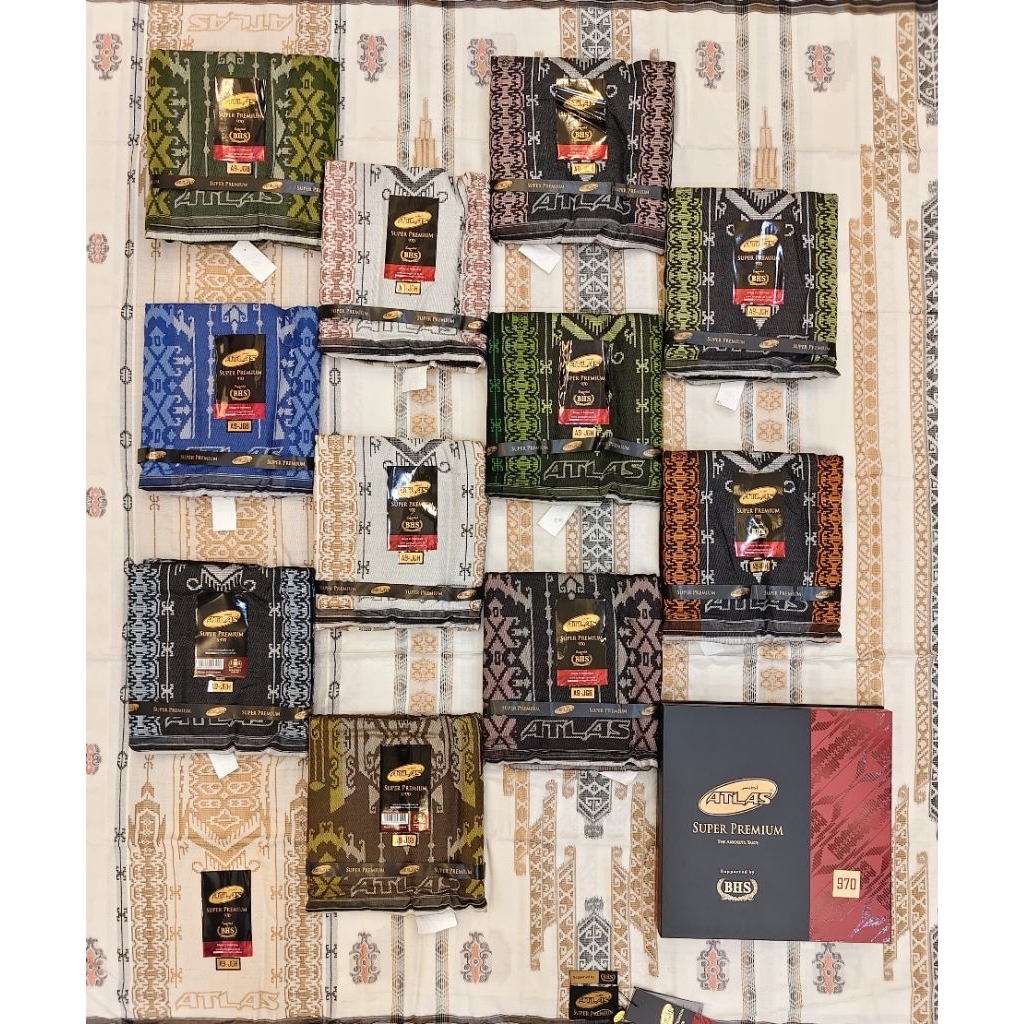 ATLAS SUPER PREMIUM 970  || Sarung Tenun Atlas || Support by BHS