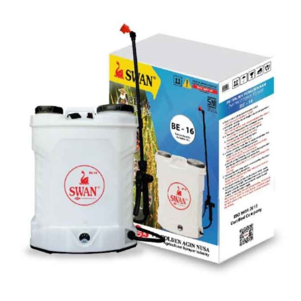 Sprayer Elektrik Swan BE-16 16 liter Swan Elektrik Tangki Swan