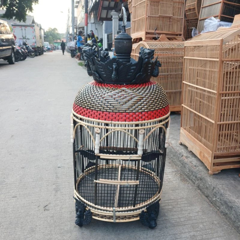 SANGKAR PERKUTUT KANDANG KUTUT ROTAN SINTETIS