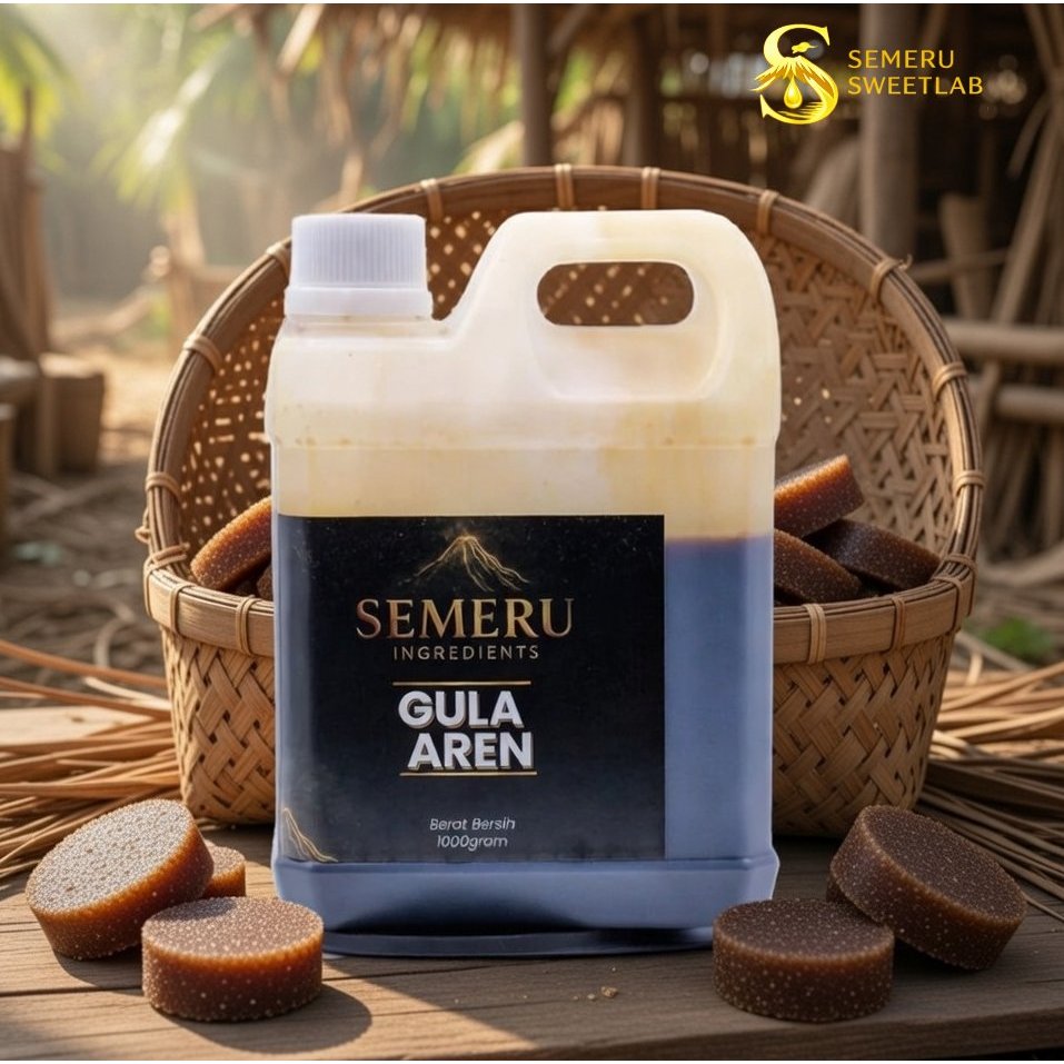 Gula Aren Cair 1kg - Gula Aren Semeru Sirup 1000gr