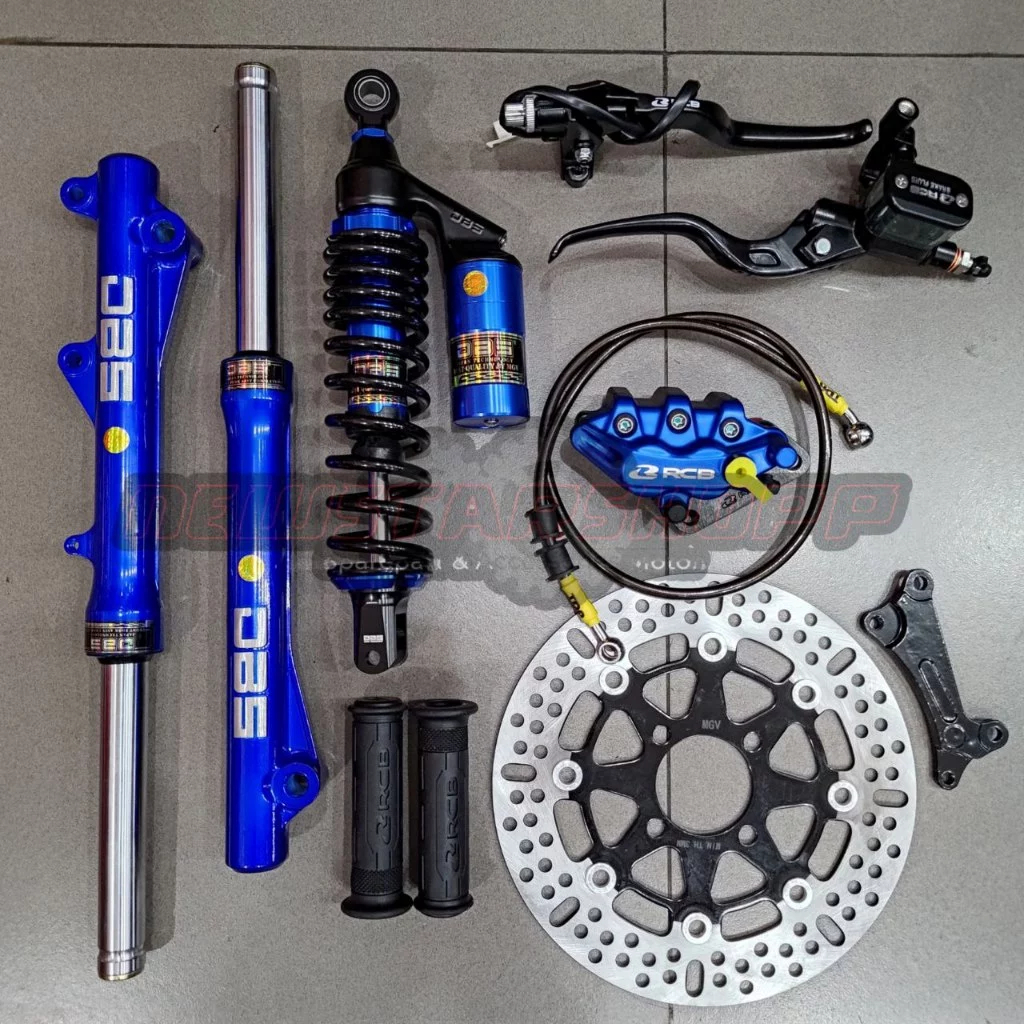 Hot Promo Spesial Paket Full set master rem rcb e3 12.7mm kanan kiri + kaliper 2 piston + selang 90c