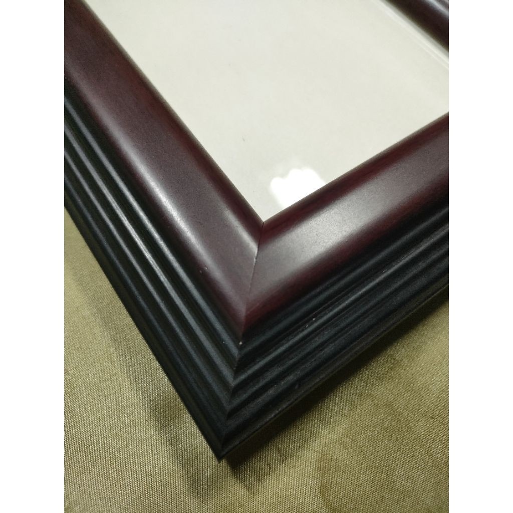 S.A.Frame | Bingkai Foto / Pigura Kayu Coklat Profil 4R