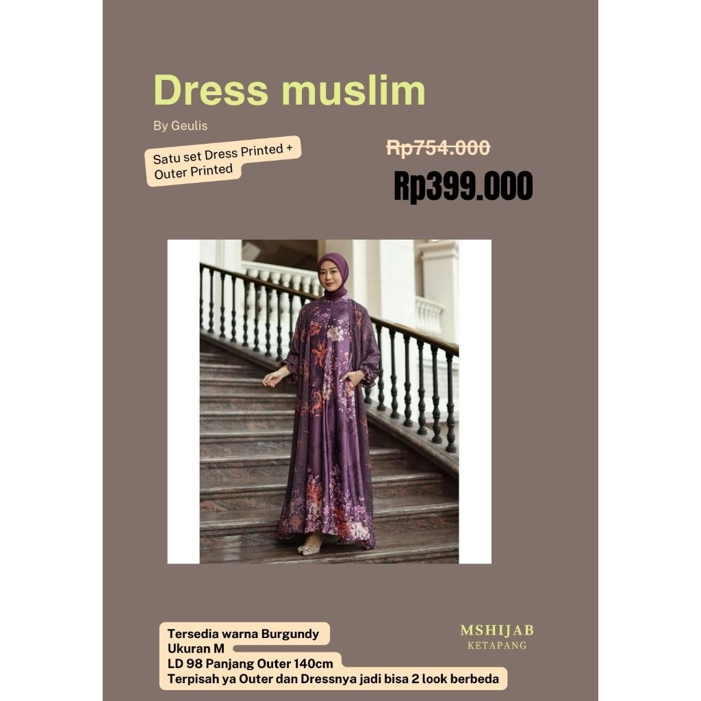 Dress muslim by GEULIS