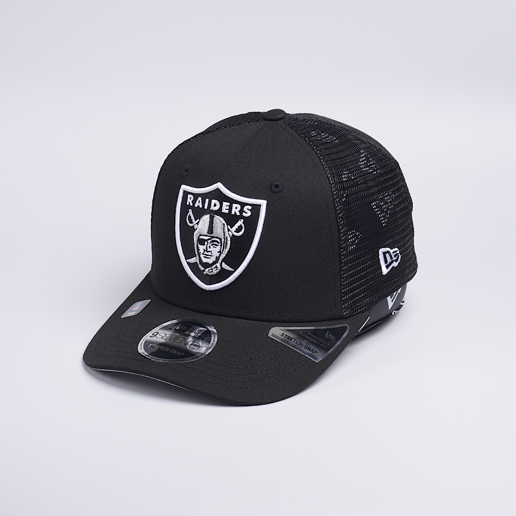 topi new era original las vegas raiders trucker