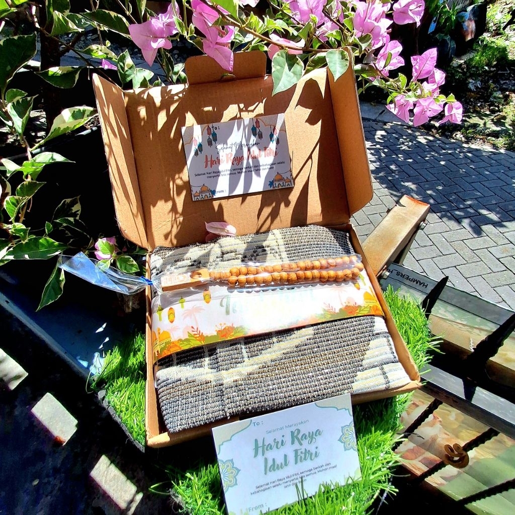 Hampers Lebaran Sajadah souvenir sajadah alat sholat hampers muslim