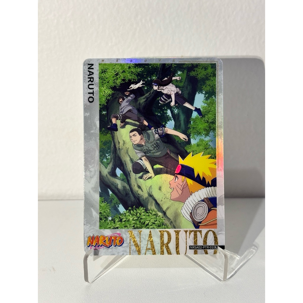 Card Game Kartu Naruto PTR Kayou ORI - Naruto Shikamaru Neji Kiba PTR-010L3, Free SR/R CCG