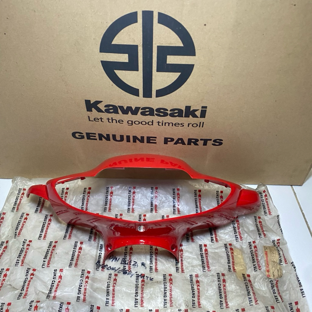 batok lampu depan cover lampu depan kawasaki blitz r merah