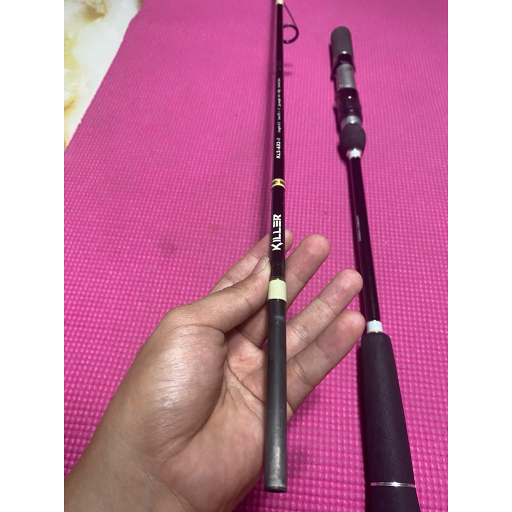 joran rod spinning tridentech killer PE 1-3 bekas/second