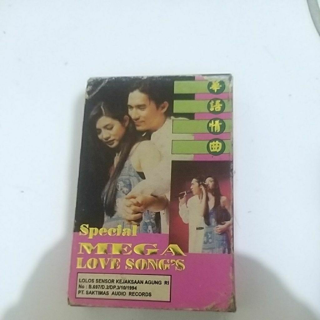 kaset pita mandarin special mega love songs Jacky Cheung