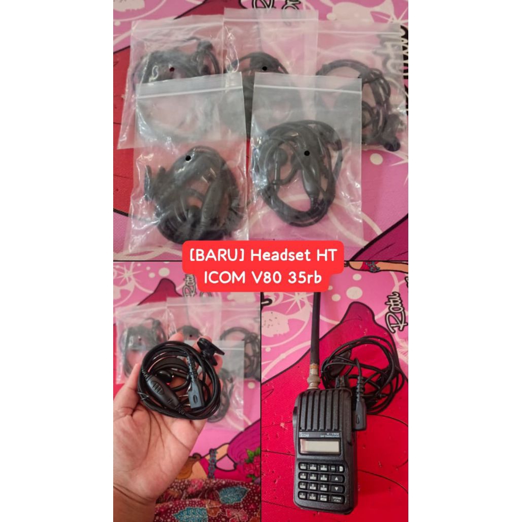 [BARU] Headset HT ICOM V80