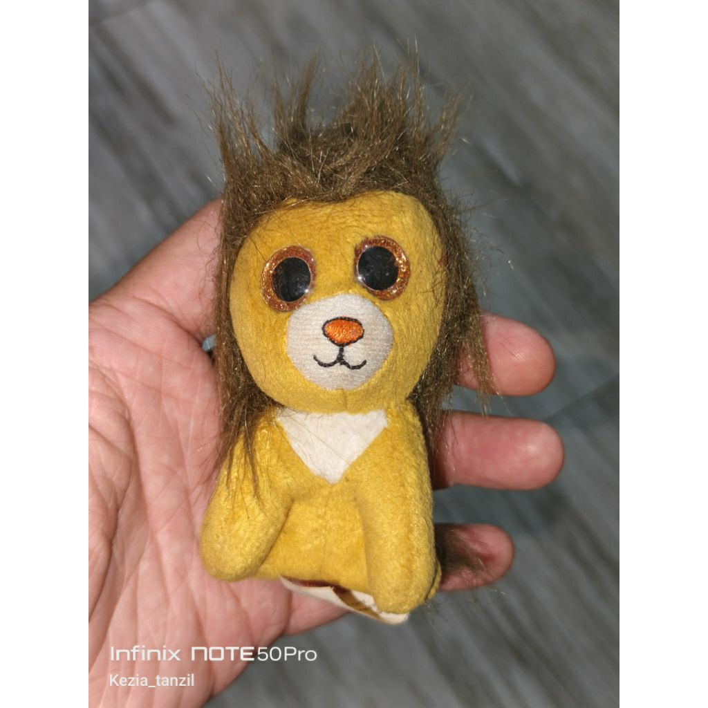 MAINAN BONEKA PRELOVED BEKAS SECOND PL ORI ORIGINAL ASLI TY BRAND MEREK Lion singa macan animal hewa