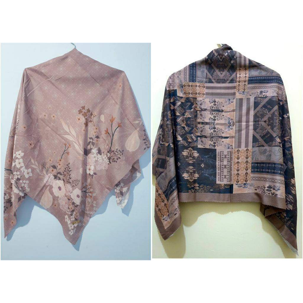 Jilbab Segi Empat My Lady Motif Jilbab Polos (Preloved) Hijab Jilbab My Lady Ultrafine Hijab My Lady