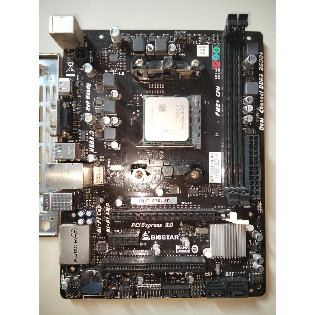 mainboard Biostar fm2+ & prosesor A8 7650k