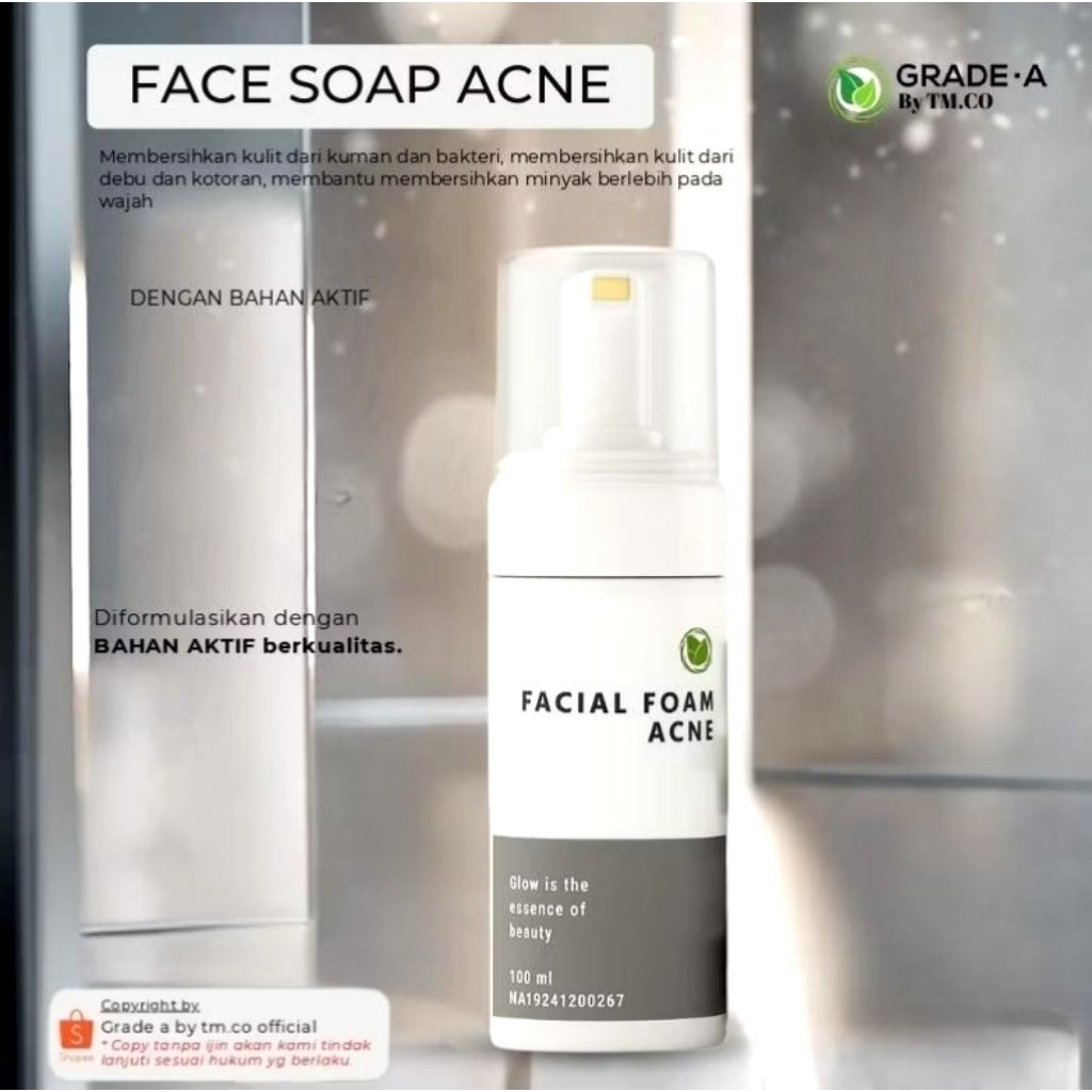 FACE SOAP ACNE GRADE A BT TMCO