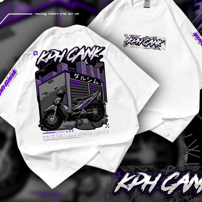 KAOS DISTRO KPH GANK RACING FUL COTTON TEBAL| KAOS KPH GANK, T-SHIRT KPH GANK, KAOS KPH RACING, KAOS